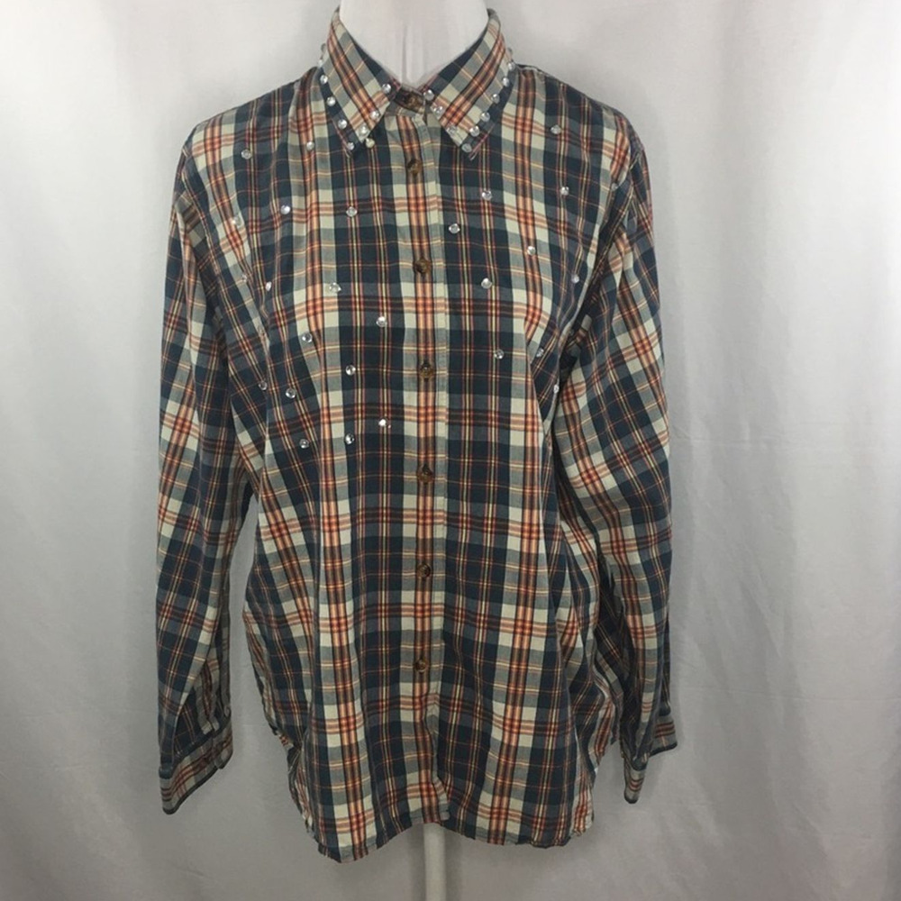 Orvis Plaid Shirt Size 18